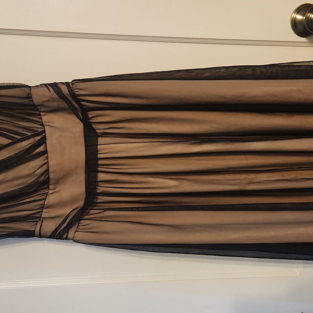 Cami NYC Black and Gold Dress